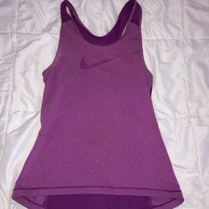Purple Nike Sports Tank Top